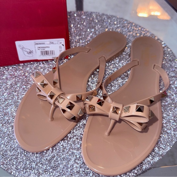 Valentino Garavani Shoes - Valentino Rockstud Rubber Sandals | Sz 11 | 100% Authentic
